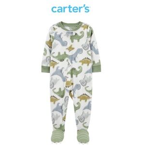 Carter’s Fleece Footy Pajamas Size 24 Months for Toddler Boy